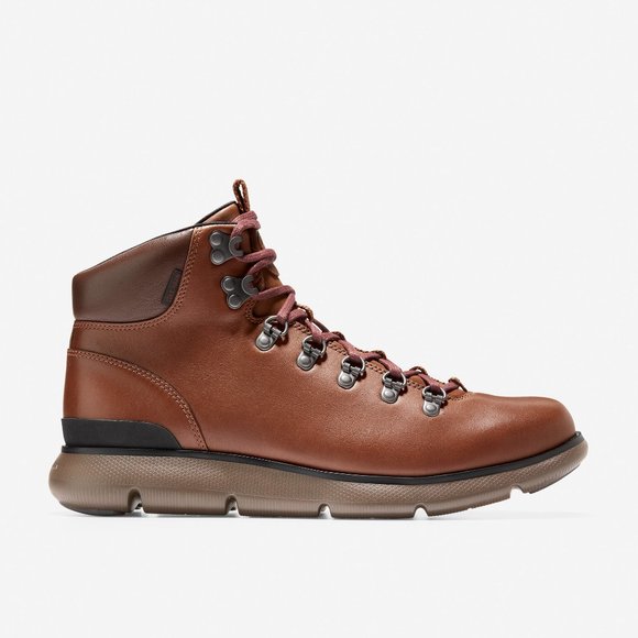 Cole Haan Men\'s ZeroGrand Omni Waterproof Brown Leather Hiker Boots 11.5M NIB main image 8